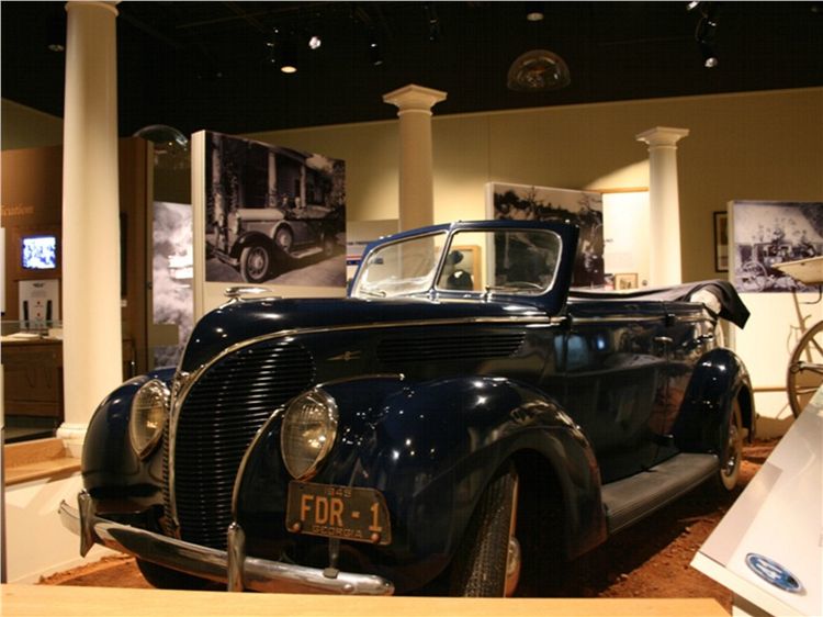 Franklin Roosevelt’s hand-controlled vehicles on display at the Little White House State Historic Site