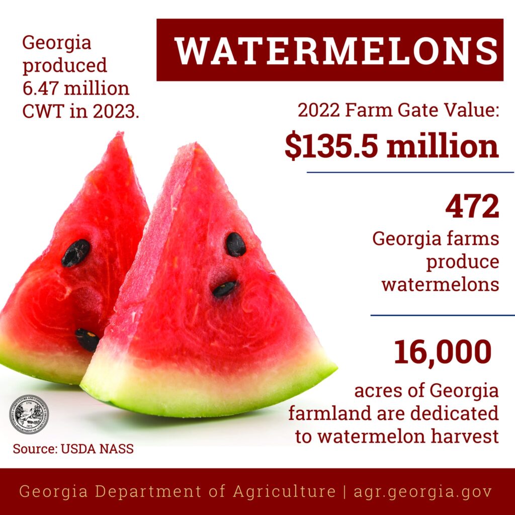 Georgia-Produced Watermelons