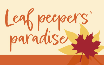 Leaf Peepers' paradise