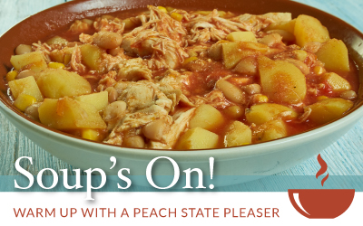 Soups on! Warm up with a peach state pleaser soup recipe