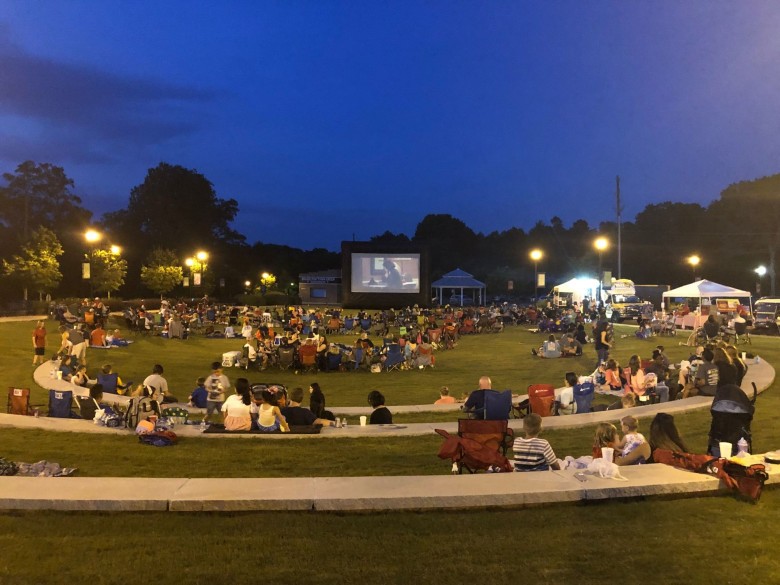 Communities throughout Georgia host family-friendly, free movies under the stars.