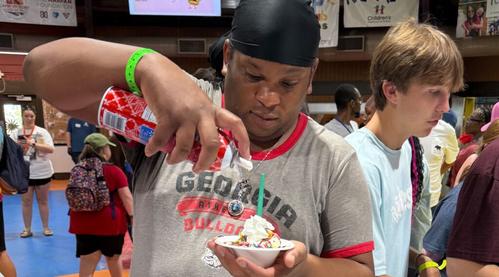 During this year’s ice cream party, the Walton Gas team had the opportunity to get to know teens and young adults involved with ESP (Extra Special People), a program for individuals with developmental disabilities.